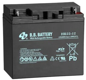 B.B. Battery HR 22-12 B.B. Battery HR 22-12